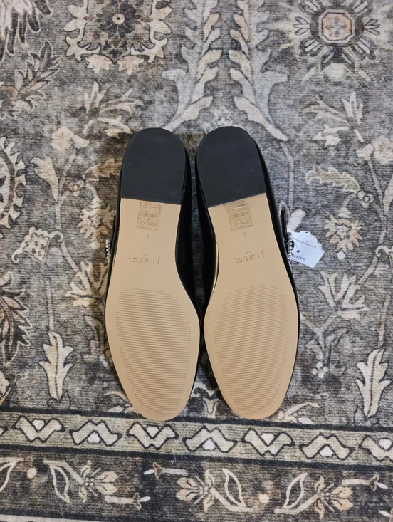 NWT J. Crew Classic Black Mary Jane Flats - Picture 5 of 5